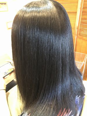 お客様の施術 縮毛矯正(超強癖)After