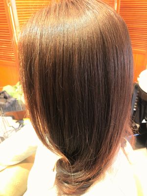 お客様の施術 ストパン×パーマ